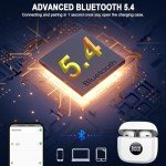 Bluetooth 5.3 Wireless Earbuds with Noise Cancelling