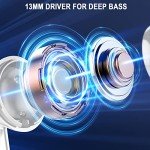 Bluetooth 5.3 Wireless Earbuds with Noise Cancelling