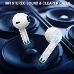 Bluetooth 5.3 Wireless Earbuds with Noise Cancelling