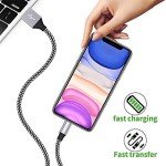 SANYEYE MFi Certified iPhone Charger Cable 5-Pack