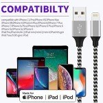 SANYEYE MFi Certified iPhone Charger Cable 5-Pack