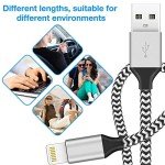 SANYEYE MFi Certified iPhone Charger Cable 5-Pack