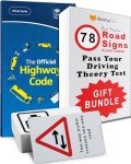 UK Driving Theory Test Kit with Road Signs Flash Cards