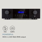 Auna AMP-4000 DAB HiFi Stereo Amplifier
