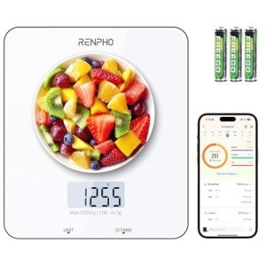 RENPHO Smart Kitchen Scale for Meal Prep Tracking