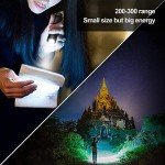 2-Pack Mini LED Torches, 300 Lumens Bright