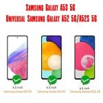 2-Pack Tempered Glass Screen Protectors for Galaxy A53/A52s