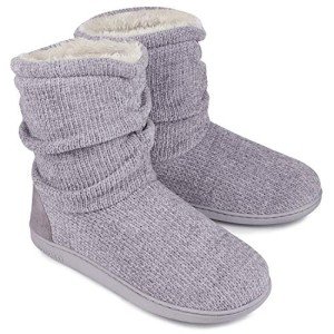 LongBay Women's Memory Foam Bootie Slippers