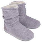 LongBay Women's Memory Foam Bootie Slippers