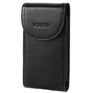 VIIGER Leather Phone Belt Clip Holster Case