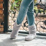 LongBay Women's Memory Foam Bootie Slippers
