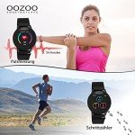 Oozoo Smartwatch with Milanese Strap - 43mm