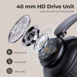 Foldable Wireless Bluetooth Headphones with Mic