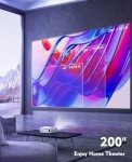 1080P Mini Projector with 12000 Lux Brightness