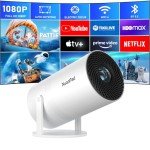 Mini Projector 1080P with WiFi and Bluetooth