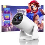 Portable Mini Projector with WiFi and Bluetooth