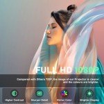 Mini Projector 1080P with WiFi and Bluetooth