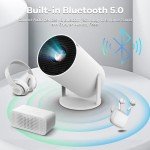WiFi 6 Bluetooth Mini Projector - 4K Ready