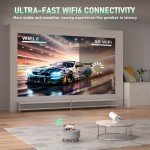Mini Projector 1080P with WiFi and Bluetooth