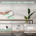 Mini Projector 1080P with WiFi and Bluetooth
