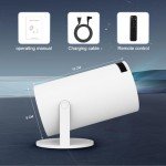 WiFi 6 Bluetooth Mini Projector - 4K Ready
