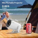 XGODY Gimbal Mini Projector with WiFi & Bluetooth