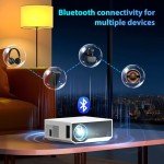 ZDK 2024 1080P WiFi Projector for Home Cinema