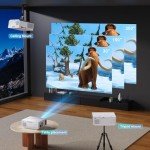 ZDK 2024 1080P WiFi Projector for Home Cinema