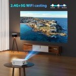 ZDK 2024 1080P WiFi Projector for Home Cinema