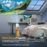 XGODY Gimbal Mini Projector with WiFi & Bluetooth