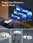 ClokoWe 1080P Mini Portable Projector for All Devices