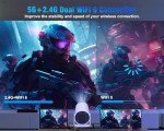 Portable Mini Projector with 4K and Android 11