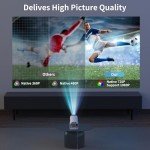 Mini WiFi Projector with 4K Full HD Support
