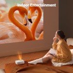 Compact HD Mini Projector for Home Entertainment