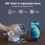 Mini WiFi Projector with 4K Full HD Support