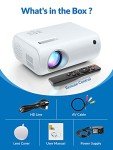 ClokoWe 1080P Mini Portable Projector for All Devices