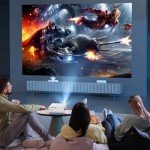 Portable Mini Projector with WiFi & Bluetooth