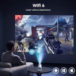 Mini WiFi Projector with 4K Full HD Support