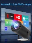 Portable Mini Projector with 4K Support & Rotation