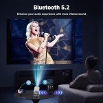Mini WiFi Projector with 4K Full HD Support