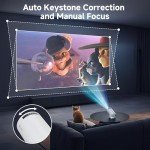 Mini WiFi Projector with 4K Full HD Support