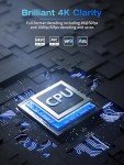 Android 11 Mini Projector, 180° Rotation, 4K Ready
