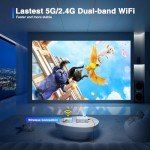 XuanPad 2024 Mini WiFi Bluetooth HD Projector