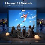 XuanPad 2024 Mini WiFi Bluetooth HD Projector