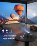 CiBest Mini WiFi Projector Full HD 1080P