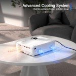 XuanPad 2024 Mini WiFi Bluetooth HD Projector