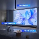 XuanPad 2024 Mini WiFi Bluetooth HD Projector