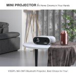 Portable 1080P Mini Projector with WiFi & Bluetooth