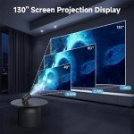 Portable Mini Projector with WiFi and 4K Support