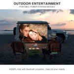 Portable 1080P Mini Projector with WiFi & Bluetooth